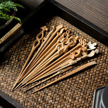 1бр. Бамбукова игла за чай Six Gentlemen Kung Fu комплект за чай tea lotus accessori Puer Tea Needle