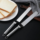 1PC 32*3cm Spatulă din oțel inoxidabil pentru prăjituri unt cremă glazură cuțit pentru glazură mai netedă bucătărie pentru patiserie instrumente pentru decorarea prăjiturii