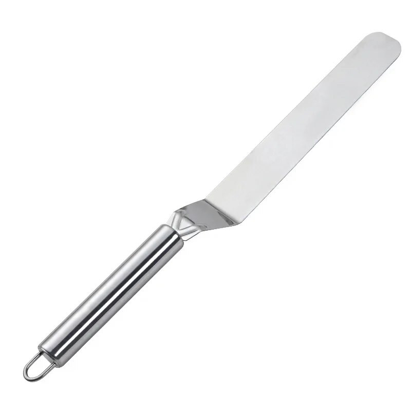 1PC 32*3cm Spatulă din oțel inoxidabil pentru prăjituri unt cremă glazură cuțit pentru glazură mai netedă bucătărie pentru patiserie instrumente pentru decorarea prăjiturii