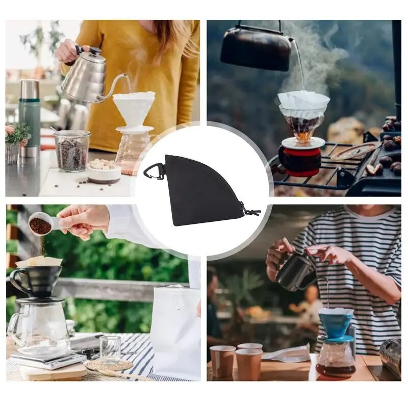 Papirnata vrećica za pohranu filtera za kavu Vodootporna i otporna na prašinu Torbica za filter za kavu za višekratnu upotrebu za dom na otvorenom Kampiranje Planinarenje Dropshipp