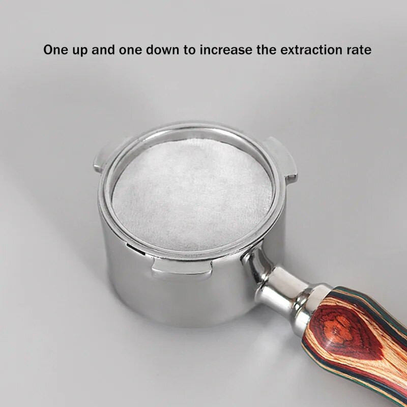 51/53/58 mm Filter papir za zdjelu kave u prahu Okrugli filter papir za sekundarno odvajanje vode Drška za kavu Filter papir za jednokratnu upotrebu