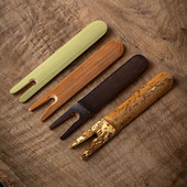 1Gb Tējas saspraudes dakša ar bambusa rokturi Čuguna tējkanna kung fu tējas kannas tējas rīkiem