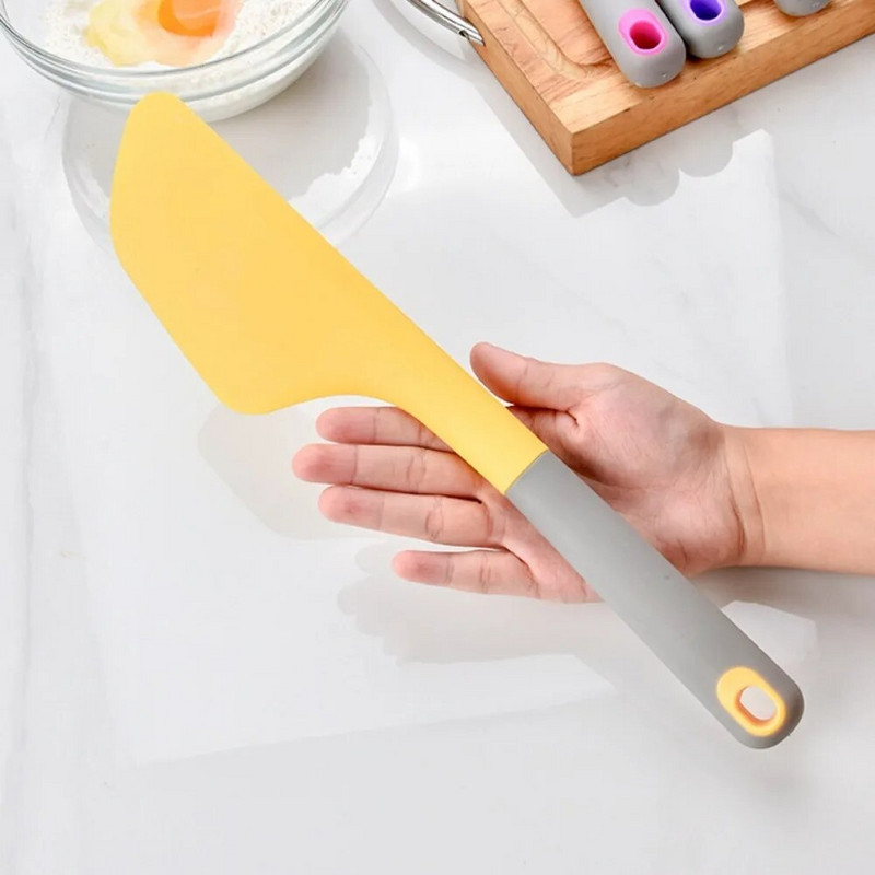 Extra nagy szilikon krémsütés kaparó 34 cm tapadásmentes vaj spatula simító szóró Hőálló süti tészta kaparó