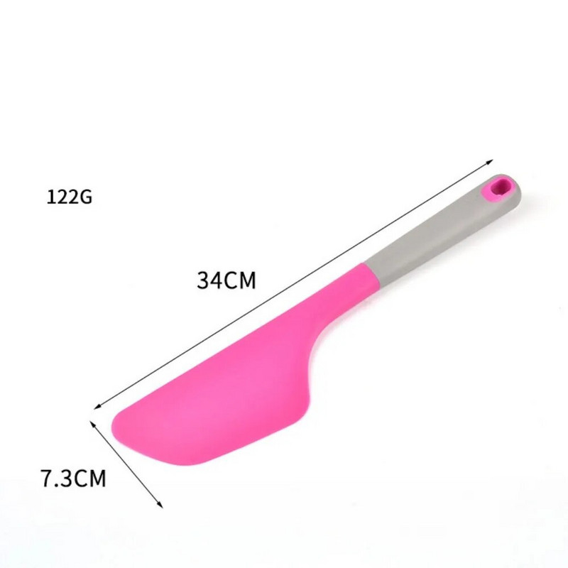 Extra nagy szilikon krémsütés kaparó 34 cm tapadásmentes vaj spatula simító szóró Hőálló süti tészta kaparó