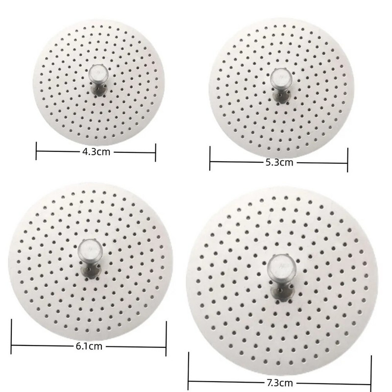 1 kom 4,3 cm/5,3 cm/6,1 cm/7,3 cm Moka prešani prah od nehrđajućeg čelika, zamjenski dodaci za espresso kavu 2 4 6 9 šalica