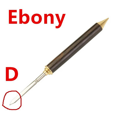 Kriaušės juodmedžio medžio rankenos profesionalus įrankis nerūdijančio plieno kūgio adatų arbata Puerh plytų arbatos adata arbatos peilis