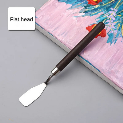 Nerūdijančio plieno paletė Peilis Aliejinis dažymas Kastuvas Kepimo Tešlos gaminiai Įrankiai Raštinės reikmenys Tortų kepimo reikmenys Tapyba Piešimas Mielas įrankis