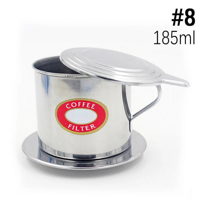 Vijetnamski filtar za kavu Phin filtar za kavu od nehrđajućeg čelika Tradicionalni vijetnamski aparat za kavu Alat za kuhanje kave Prijenosni lonac