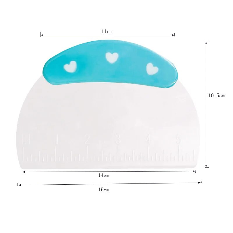 Kuhinjski strugač za kremu Nepravilni zubi Rub Plastične lopatice za kolače Rezači za tijesto DIY Alati za ukrašavanje Pribor za pečenje