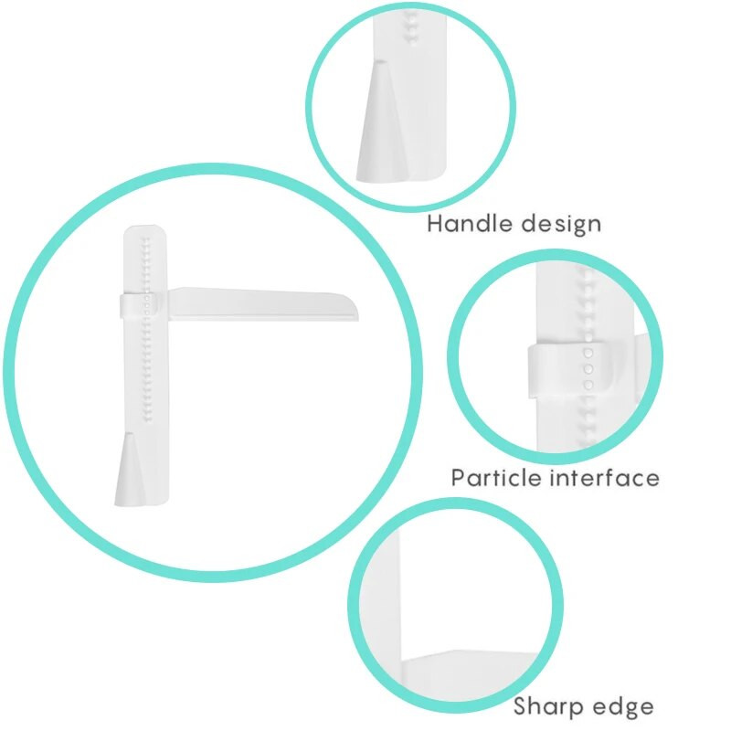 Podesivi estrih Strugač za torte Fondant Lopatice Krema Rub glatkiji Alati za ukrašavanje Kuhinjski pribor za pečenje Posuda za pečenje