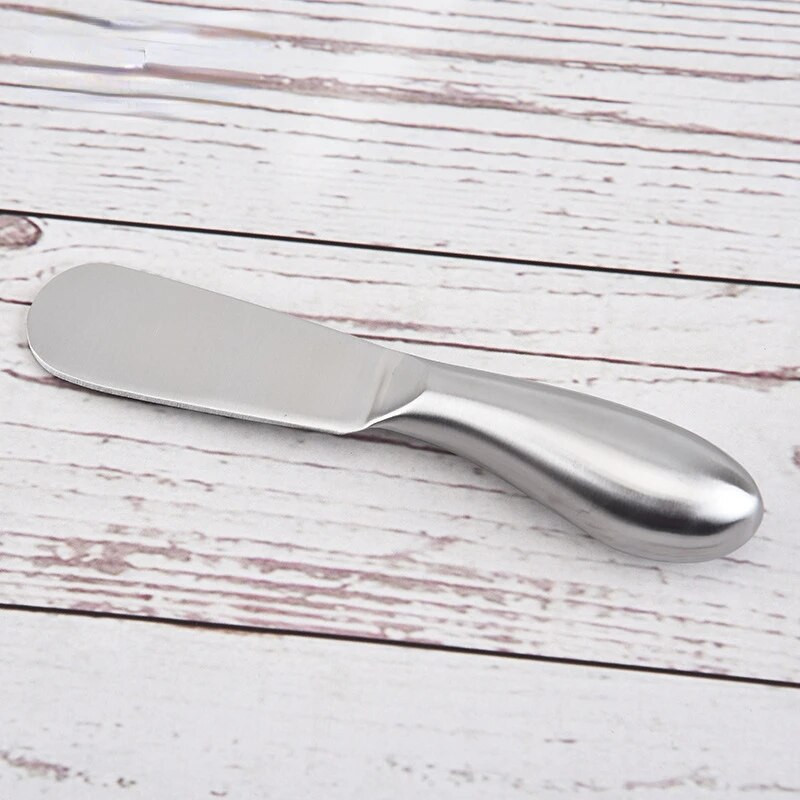 Rezač za maslac od nehrđajućeg čelika 13 cm Nož za sir Lopatica za kremu za kolače Strugač Šuplja drška Nož za kremu za sir Kuhinjski alati za pečenje