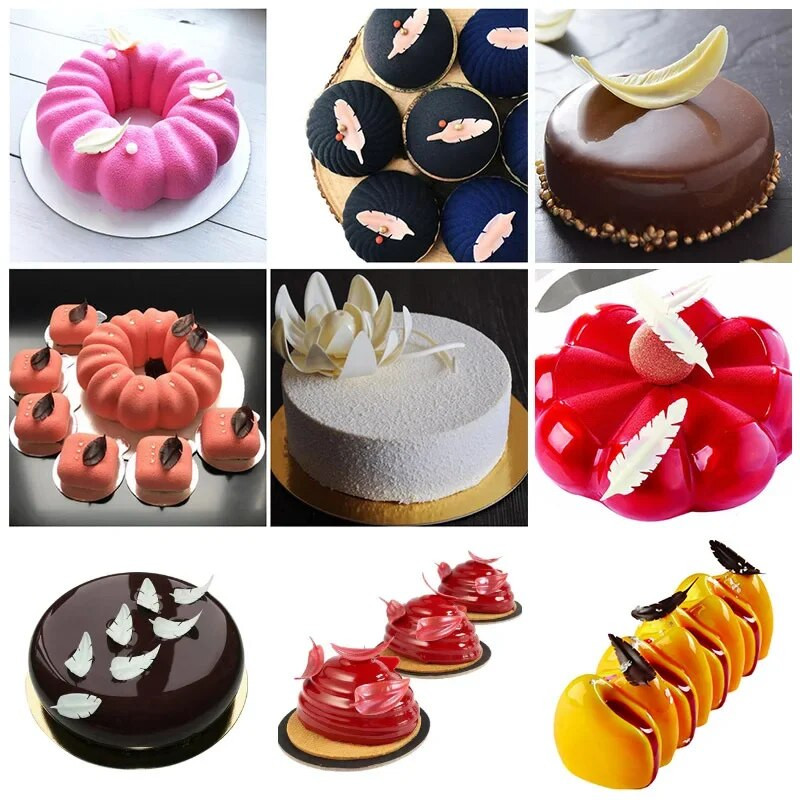 Čokoladno perje Listići Lopatica Nož Strugač od nehrđajućeg čelika za kolače Alat za izradu modela čokolade Ručno rađeni pribor za pečenje