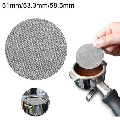 51 mm/53,3 mm/58 mm Placă de plasă pentru ecran de cafea Barista din oțel inoxidabil pentru coș cu filtru portafiltru reutilizabil Espresso