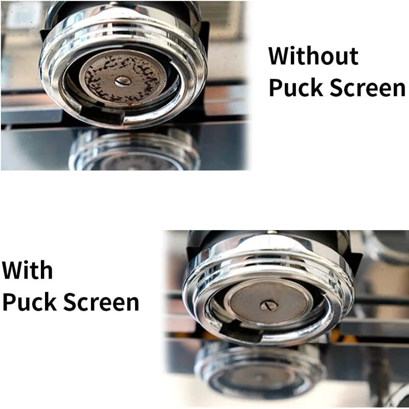 51 mm/53,3 mm/58 mm od nehrđajućeg čelika Barista Coffee Screen Mrežasta ploča za višekratnu espresso filtarsku košaru za portafilter