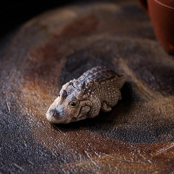 Τραπέζι τσαγιού με μωβ άμμο Κροκόδειλος Χειροποίητο Κροκόδειλο Τσάι Μωβ-άμμο Τραπέζι τσαγιού Κουνγκ Φου για Γραφείο για Τσάι