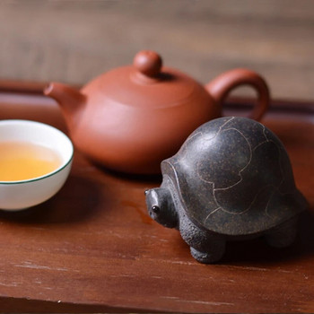 Керамичен чай домашни любимци армейски костенурки аксесоари за чаена церемония декорации за маси за кафе микро пейзажни орнаменти