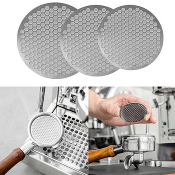 Επαναχρησιμοποιήσιμη 51/53/58 χιλιοστά Espresso Puck Screen Double Layer Metal Coffee for Portafilter Home Basket Coffee Accessories
