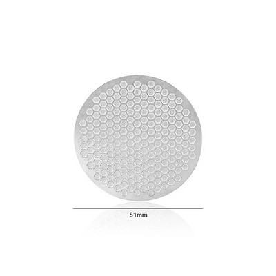 Επαναχρησιμοποιήσιμη 51/53/58 χιλιοστά Espresso Puck Screen Double Layer Metal Coffee for Portafilter Home Basket Coffee Accessories