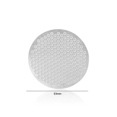 Daugkartinio naudojimo 51/53/58 mm espresso puck ekranas dvigubo sluoksnio metalinė kava Portafilter namų krepšelio kavos priedai