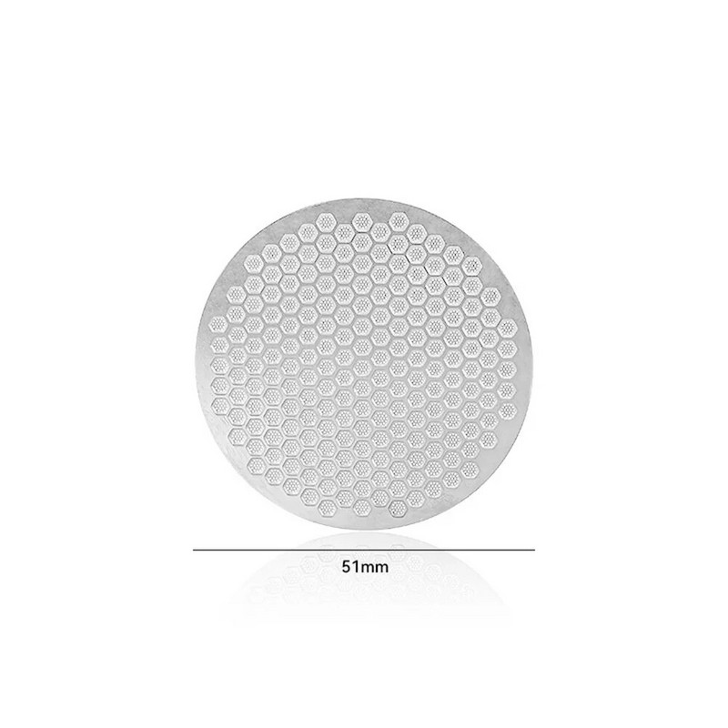 Daugkartinio naudojimo 51/53/58 mm espresso puck ekranas dvigubo sluoksnio metalinė kava Portafilter namų krepšelio kavos priedai