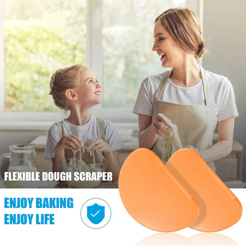 1 kom. Kuhinjski strugač Lopatica Fleksibilni ravni rub Rezač tijesta za miješanje za pizzu Pecivo Dekoracija kolača Glazura Pečenje kruha Fondant