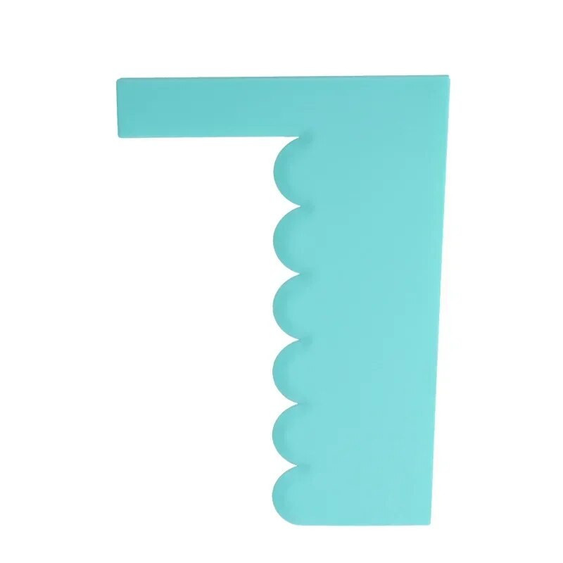 1PC Alati za pečenje krema i tijesta Lopatica Plastični strugač za kolače Zaglađivanje rubova DIY Fondant Mousse Alati za pečenje tijesta