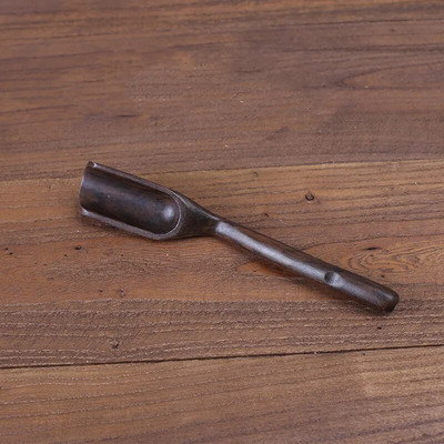 1kom izuzetne bambusove drvene lopatice crne sandalovine cvijet kruške pileća krilca žličica za čaj Prilagođeni kineski pribor za čaj