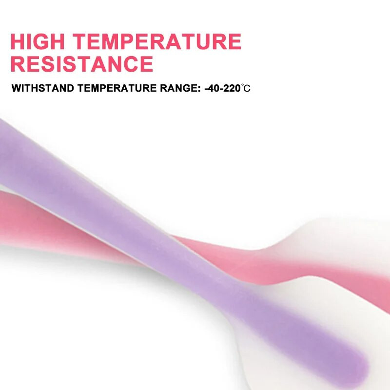 Silikonska strugalica za pečenje kreme Neljepljiva lopatica za maslac Rezač za glatku čokoladu Kuhinjski alati za slastičarstvo Strugalica otporna na toplinu