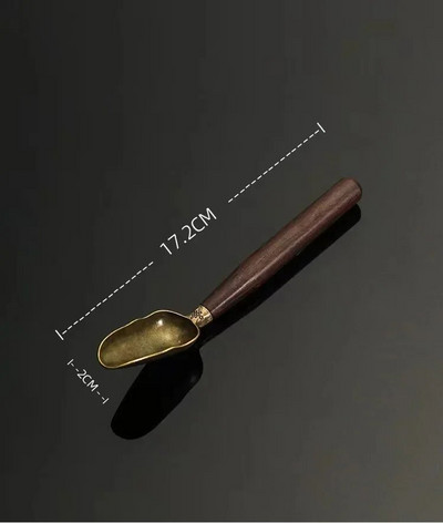 2023 1PC Vintage čajna žličica od ebanovine Drška od punog drveta Retro kreativna lopata za čaj Tea KongFu Tea Ceremony Dodaci Žličica Poklon