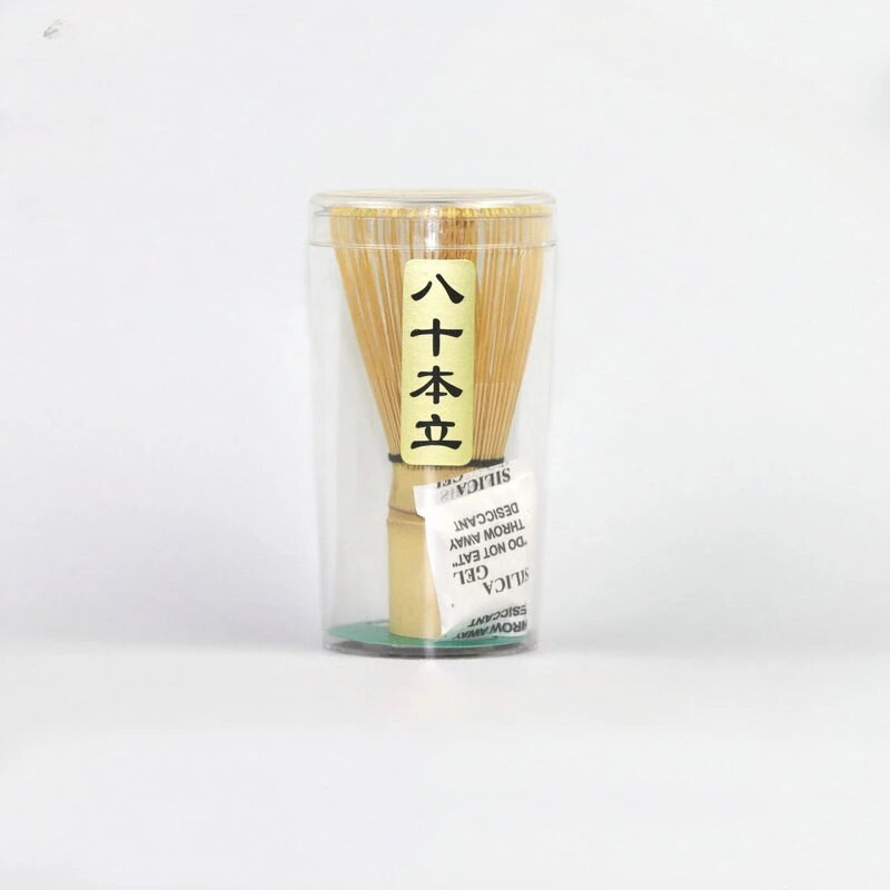 Autentiškas, praktiškas japoniško stiliaus arbatos miltelių plakiklis bambuko „Matcha“ plaktuvas, lengvai valomas žaliajai arbatai