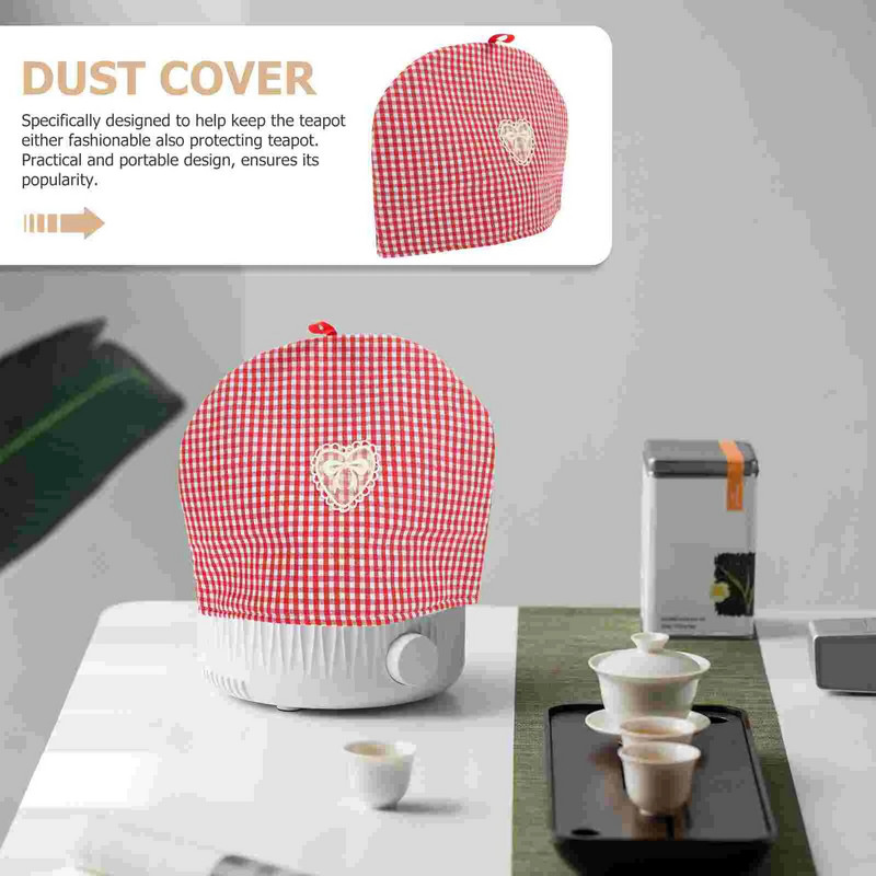 Ретро декор Чайник Изолационен капак Домакинска Уютна защитна кухня Предпазване от прах