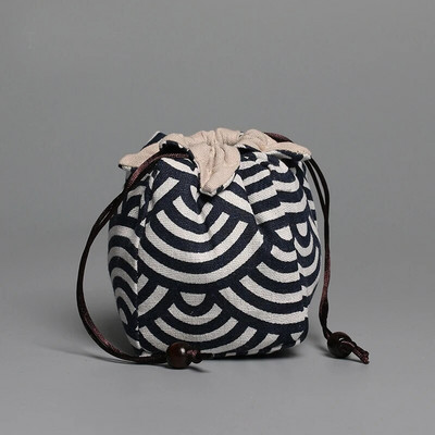 1vnt Nešiojami medvilniniai tušti medžiaginiai maišeliai Medžiaginiai arbatos maišeliai, skirti vienam arbatinukui, lininis arbatinukas, surišti arbatos puodeliai