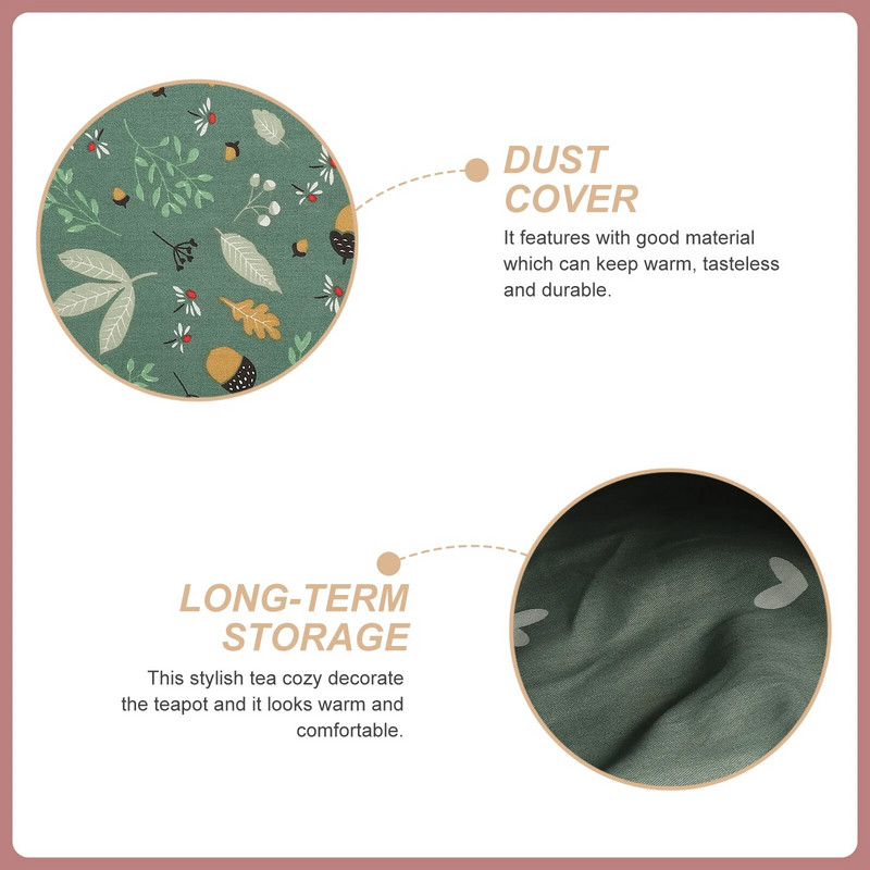 Teáskanna meleg fedél Háztartási tea hangulatos pormegelőző teáskanna fedél Teáskanna melegítő