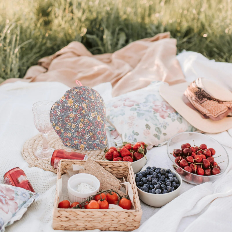 Capac de izolație pentru ceainic Protector Încălzitor de uz casnic Confortabil Izolat ceainic Imprimare Ceainice creative