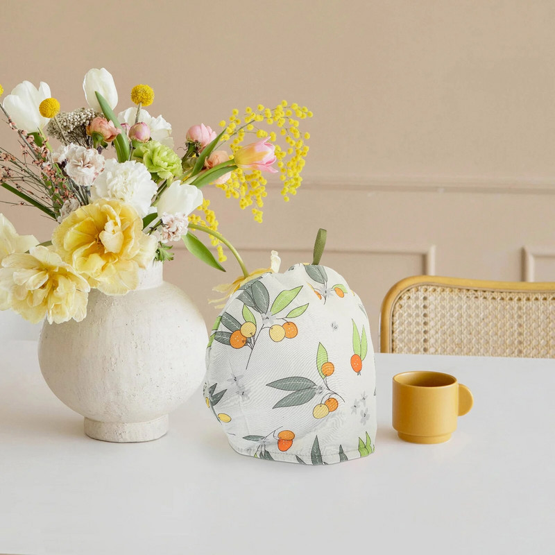 Capac de izolație pentru ceainic Protector Încălzitor de uz casnic Confortabil Izolat ceainic Imprimare Ceainice creative