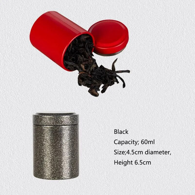 Limenke za čaj Male mini limenke zatvorene limene kutije Makou prijenosna kutija za pakiranje Metalne male limenke Prazne limenke za čaj Opće namjene Staklenka s potkovom