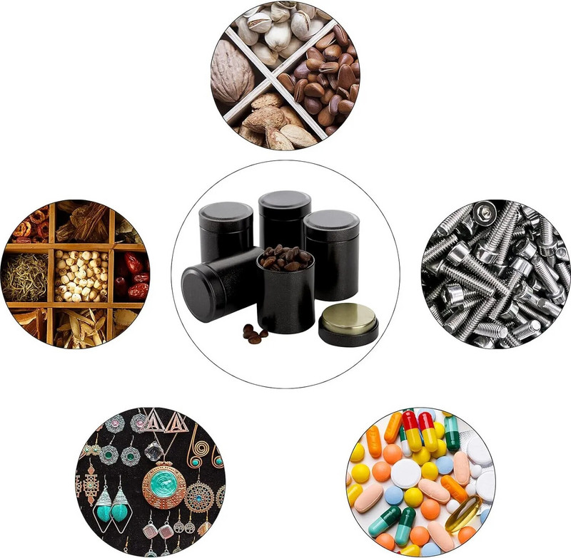 Limenke za čaj Male mini limenke zatvorene limene kutije Makou prijenosna kutija za pakiranje Metalne male limenke Prazne limenke za čaj Opće namjene Staklenka s potkovom