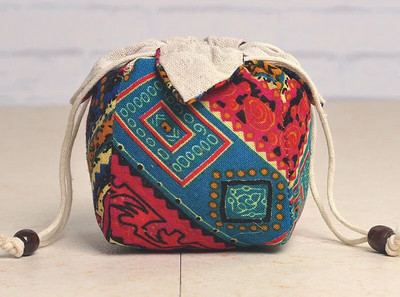 Novi dolazak 3 veličine Pamuk i lan Tea Cozies Tea Set Dodaci Kung Fu Tea Torba za pohranu šalica Kineska prijenosna putna torba LE755