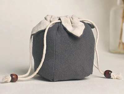 Novi dolazak 3 veličine Pamuk i lan Tea Cozies Tea Set Dodaci Kung Fu Tea Torba za pohranu šalica Kineska prijenosna putna torba LE755