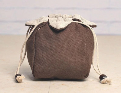 Novi dolazak 3 veličine Pamuk i lan Tea Cozies Tea Set Dodaci Kung Fu Tea Torba za pohranu šalica Kineska prijenosna putna torba LE755