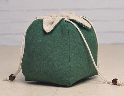 Novi dolazak 3 veličine Pamuk i lan Tea Cozies Tea Set Dodaci Kung Fu Tea Torba za pohranu šalica Kineska prijenosna putna torba LE755