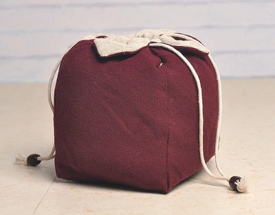 Novi dolazak 3 veličine Pamuk i lan Tea Cozies Tea Set Dodaci Kung Fu Tea Torba za pohranu šalica Kineska prijenosna putna torba LE755