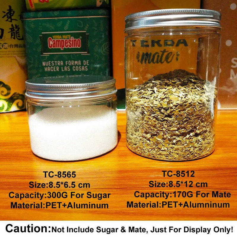 1 бр./лот кутия за чай Gaucho Yerba Mate с функция за изливане Прозрачен пластмасов чайник за домашни любимци Издръжлив и лесен за пътуване Гореща разпродажба