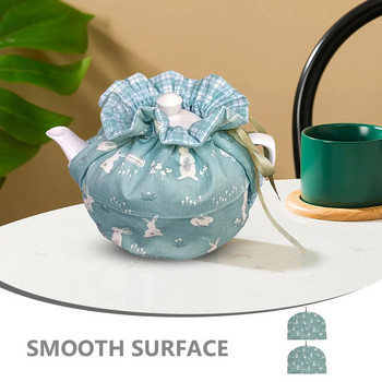 2бр. Tea Cozy Cover Printing Teapot Protector Изолация и поддържане на топлината Teapot Cosy