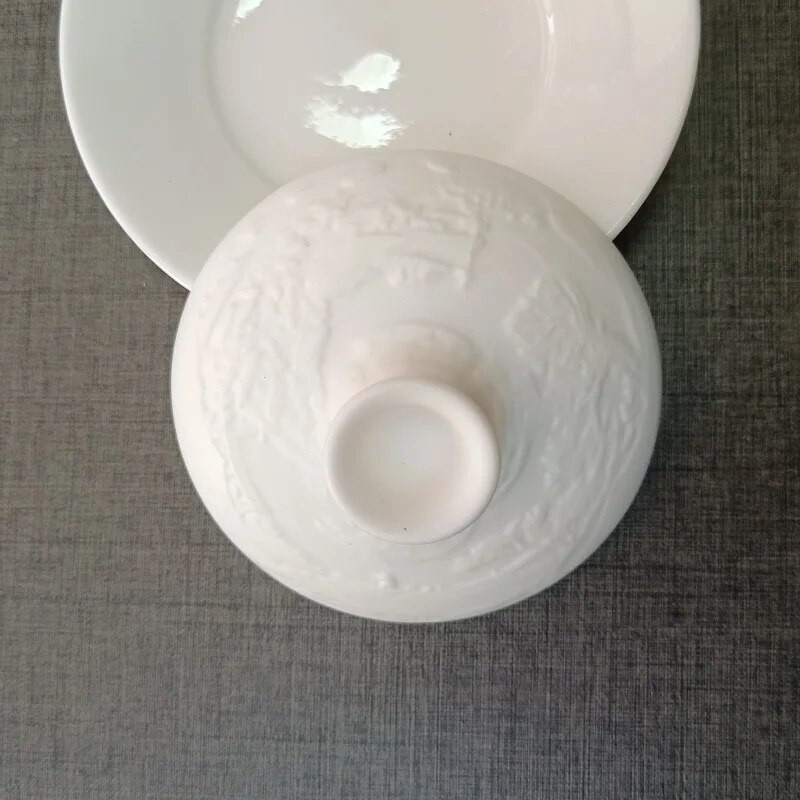 Kineska keramika Gaiwan Scena uz rijeku na festivalu Qingming Uzorak Kung Fu aparat za čaj Posuđe za piće TeaSet Set čajnih ručnika