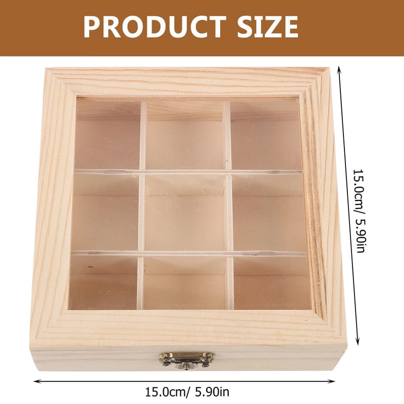 Fűszeres csomagtartó Irodai kávécukor doboz Irodai íróasztal teászacskó rendszerező zacskókhoz Fa cukorcsomagtartó étterem