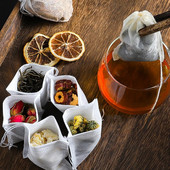 100kom jednokratnih vrećica čaja Punjenje čaja Najlonska vrećica za hranu Vrećica za juhu od tkanine Cjedilo za čaj Mrežasti filteri Prazne vrećice čaja