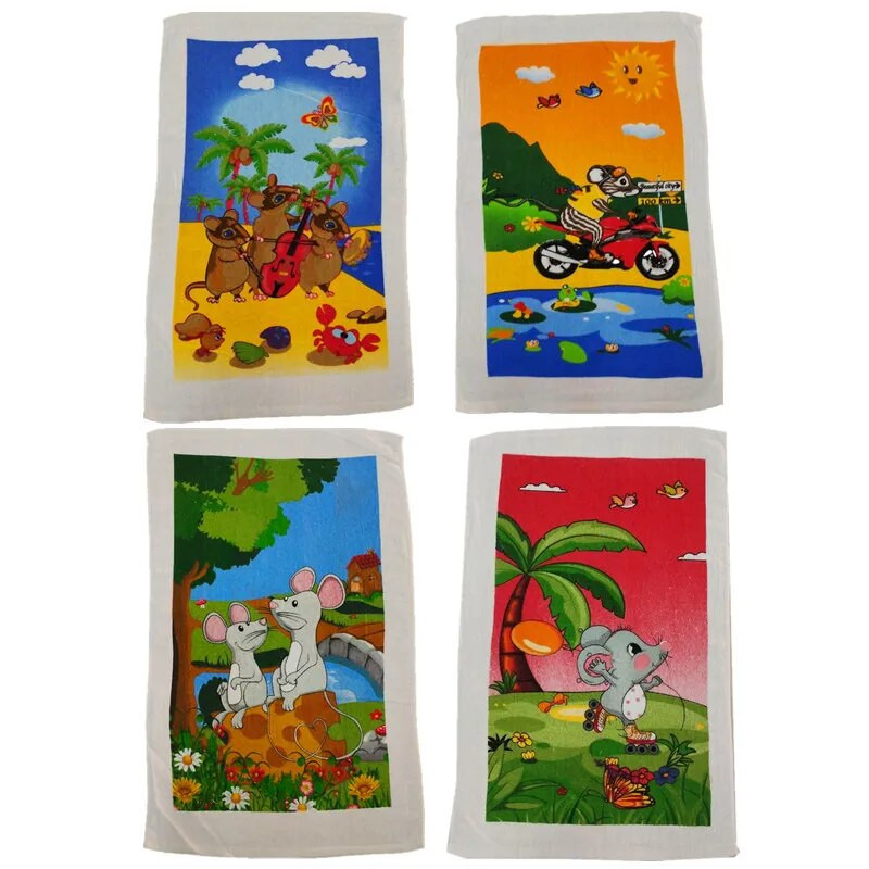 Prosop de ceai din bumbac imprimat Seria de Crăciun 1 bucată Prosop de bucătărie Instrument de curățare pentru vase de Crăciun Cadou pentru decorațiuni de petrecere