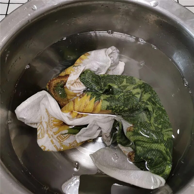 1db 38x63cm karácsonyi Mikulás nyomtatás poliészter konyhai mosogatórongy konyharuha karácsonyi parti ajándék