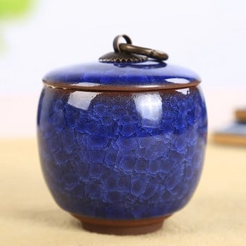 Creative Crack Κεραμικό αεροστεγές βάζο Φορητό Travel Tea Caddy Mini πορσελάνη Βάζο αποθήκευσης κοσμηματοπωλείο Δοχείο διακόσμησης σπιτιού Μοντέρνο